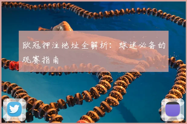 欧冠押注地址全解析：球迷必备的观赛指南